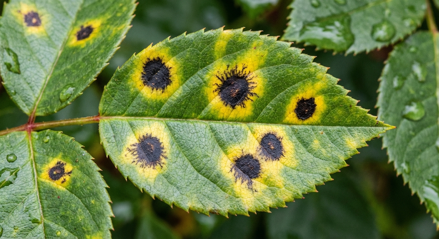 How to Treat Black Spot on Roses