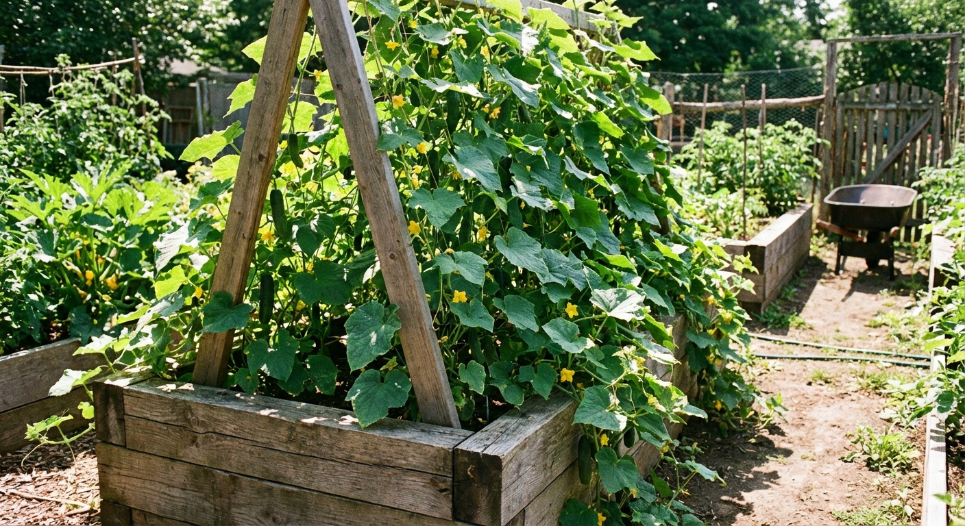 7 Space-Saving Vertical Gardening Ideas for Vining Vegetables
