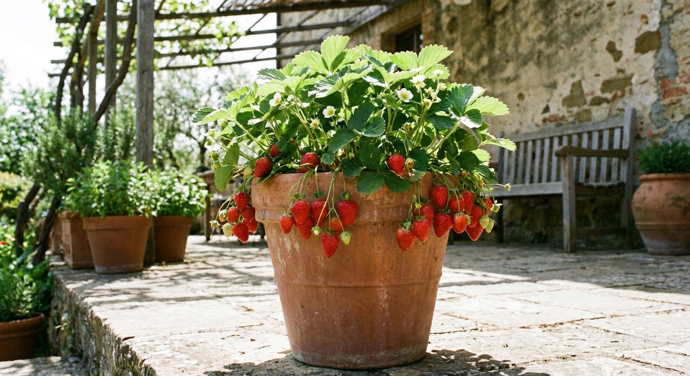 How to Grow Strawberries in Pots and Containers