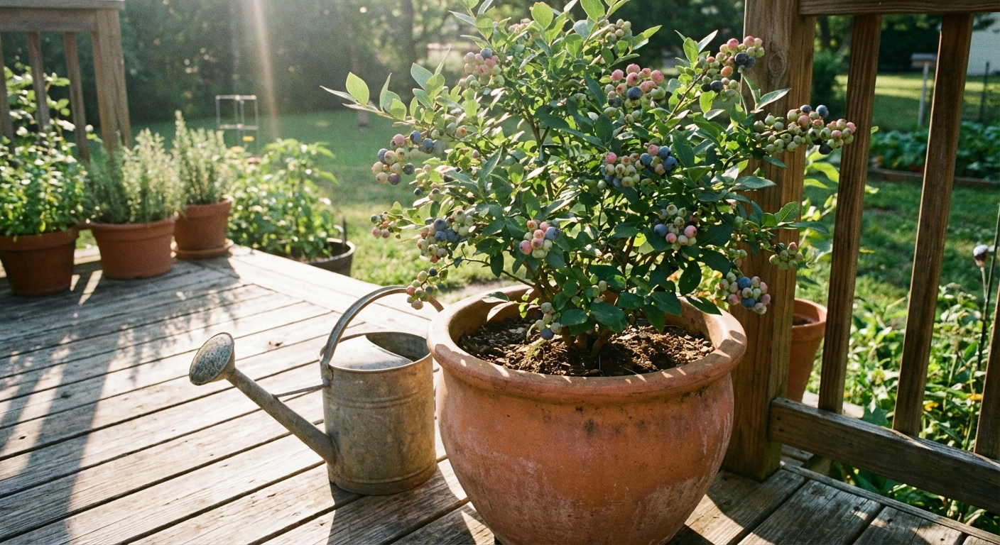 How to Grow Blueberries in Pots and Containers