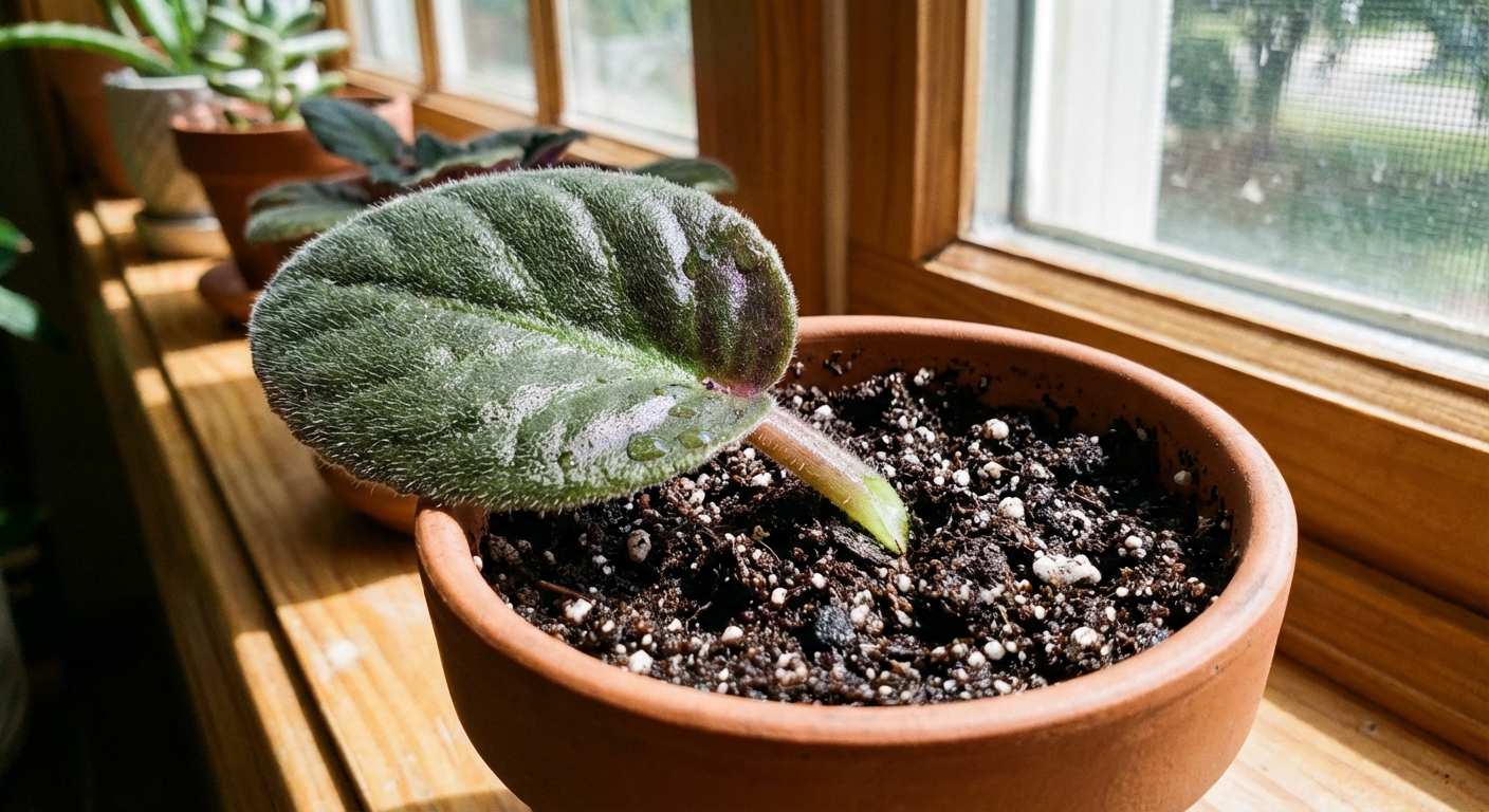 Featured image for Propagate African Violets from Leaf Cuttings