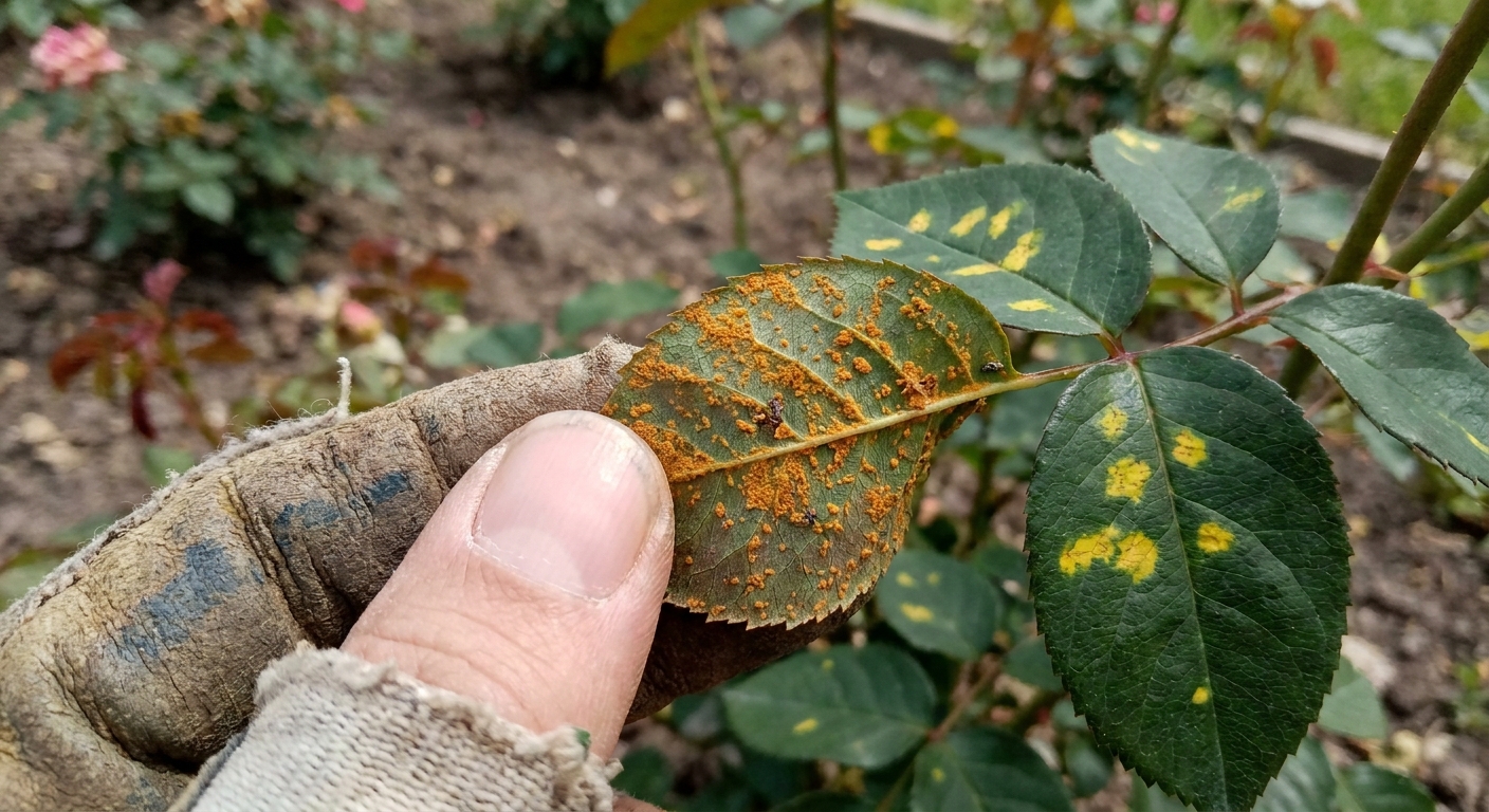 Featured image for Rose Rust on Roses