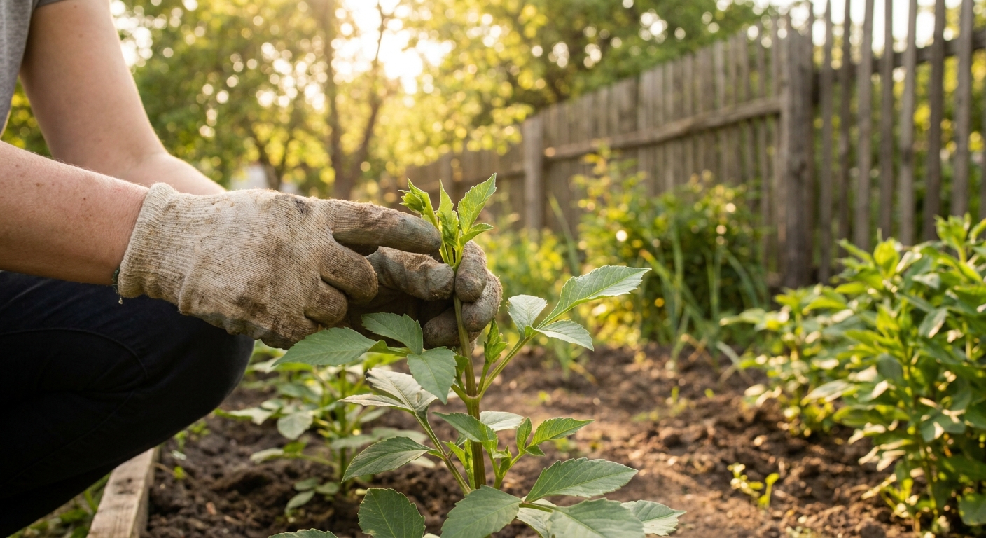 Featured image for Dahlia Pinching and Disbudding