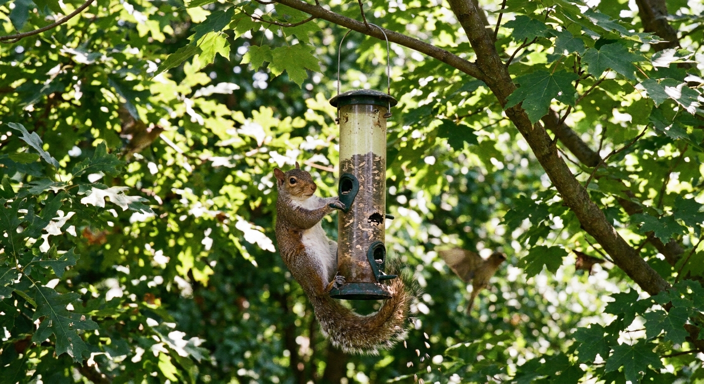 Featured image for Keep Squirrels Off Bird Feeders