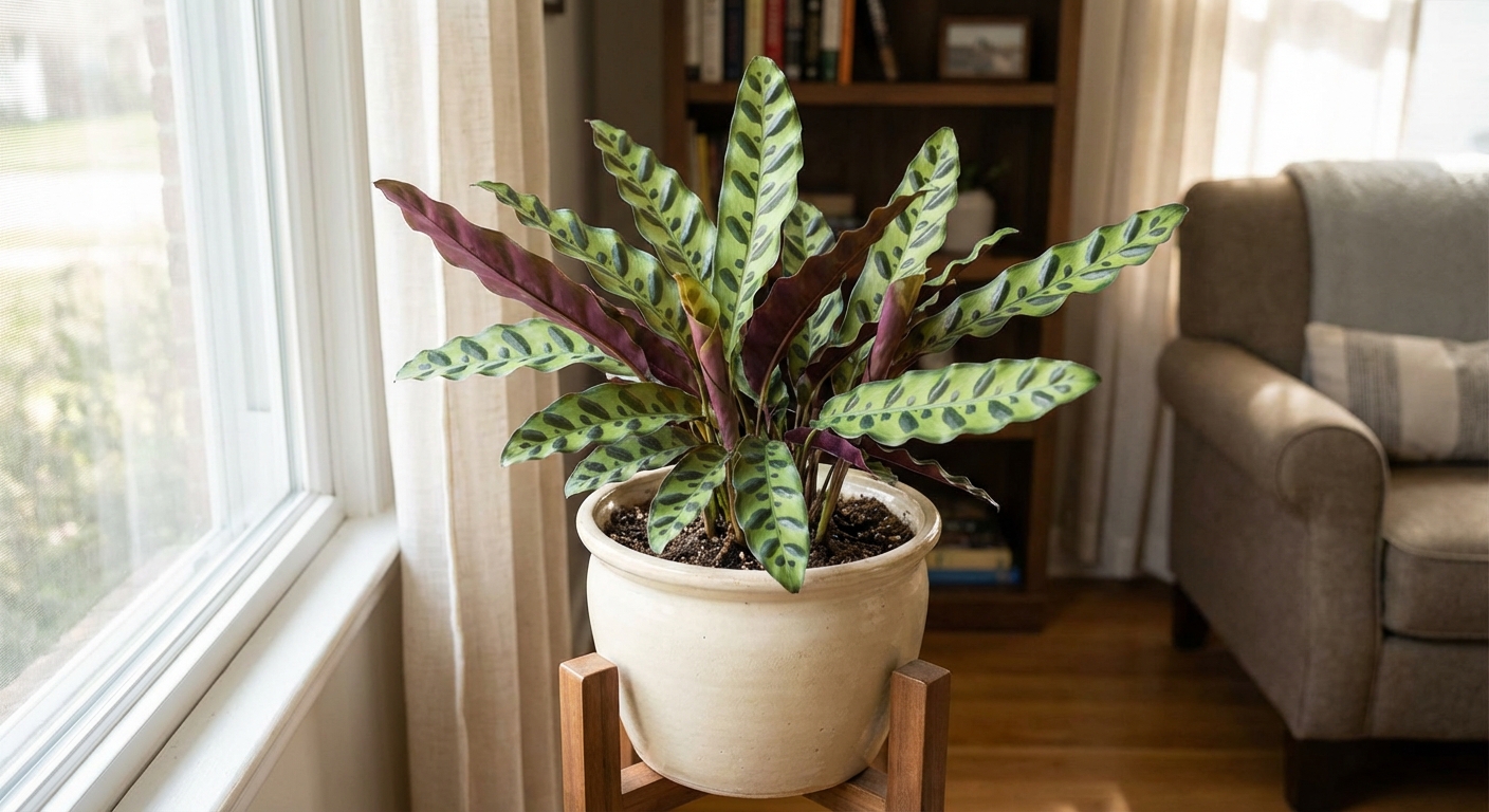 Featured image for Rattlesnake Plant Care (Goeppertia insignis)