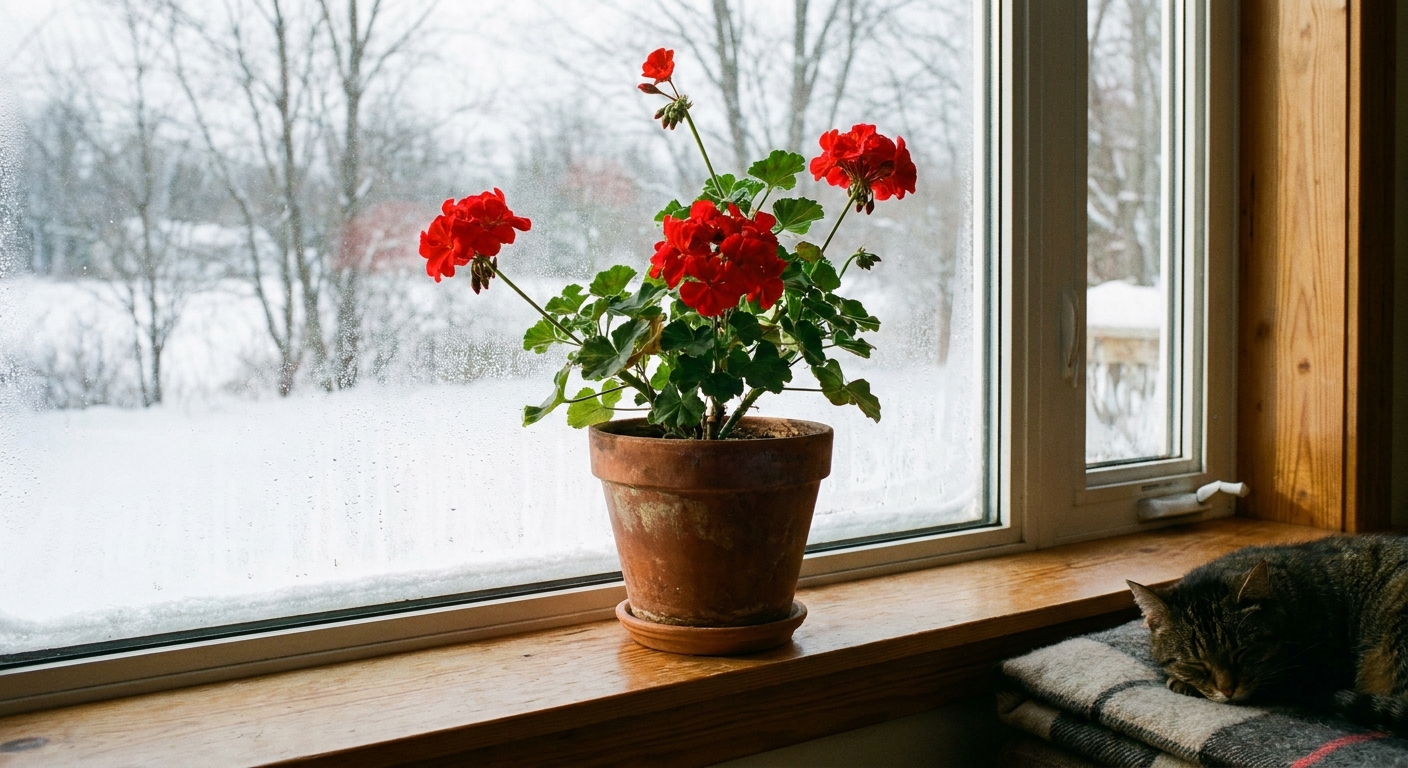 Featured image for Overwintering Geraniums