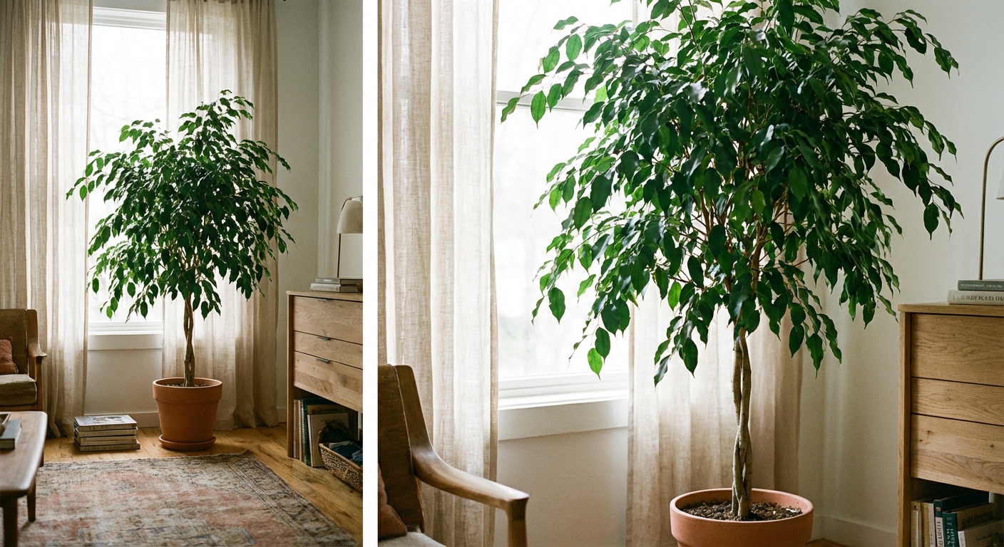 Featured image for Weeping Fig Care: Stop Leaf Drop and Browning