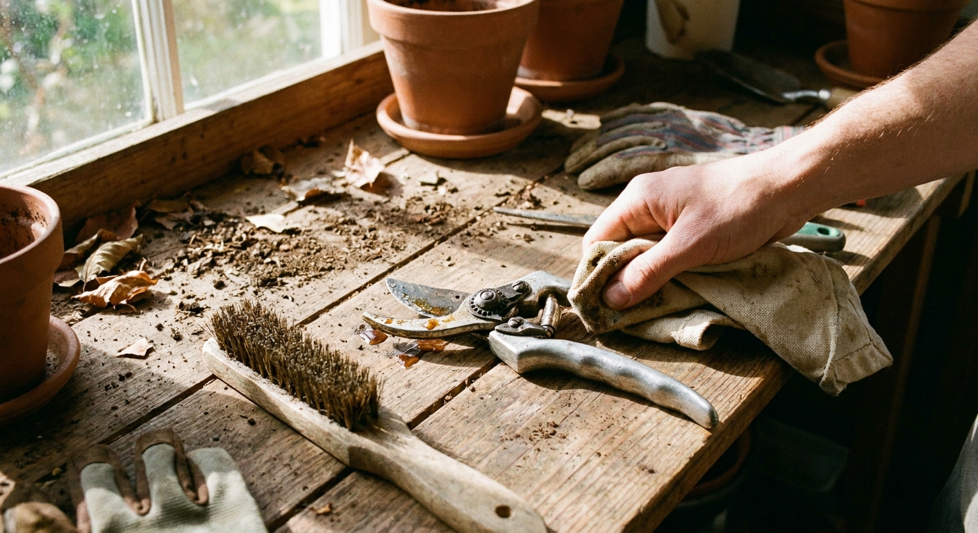 Featured image for Pruning Tool Care: Clean, Sharpen, Sanitize