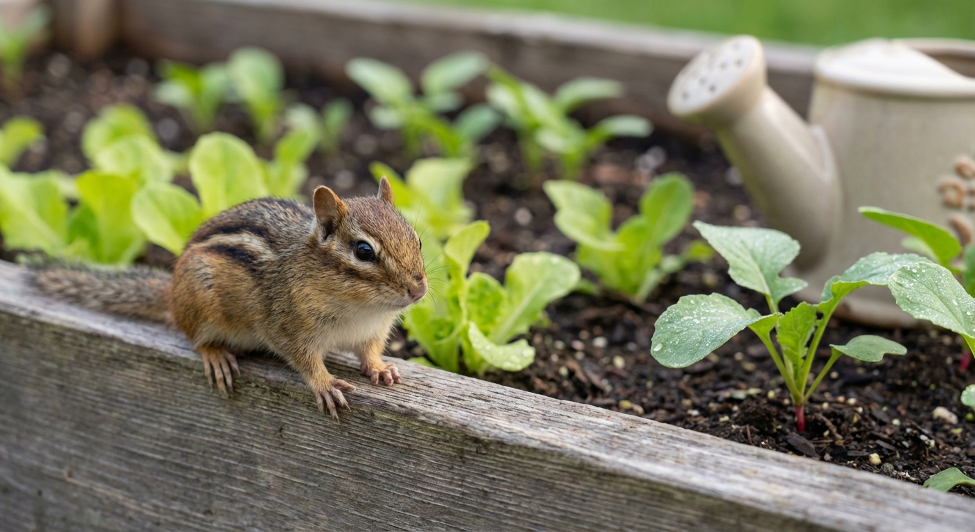 Featured image for How to Get Rid of Chipmunks in the Garden Naturally