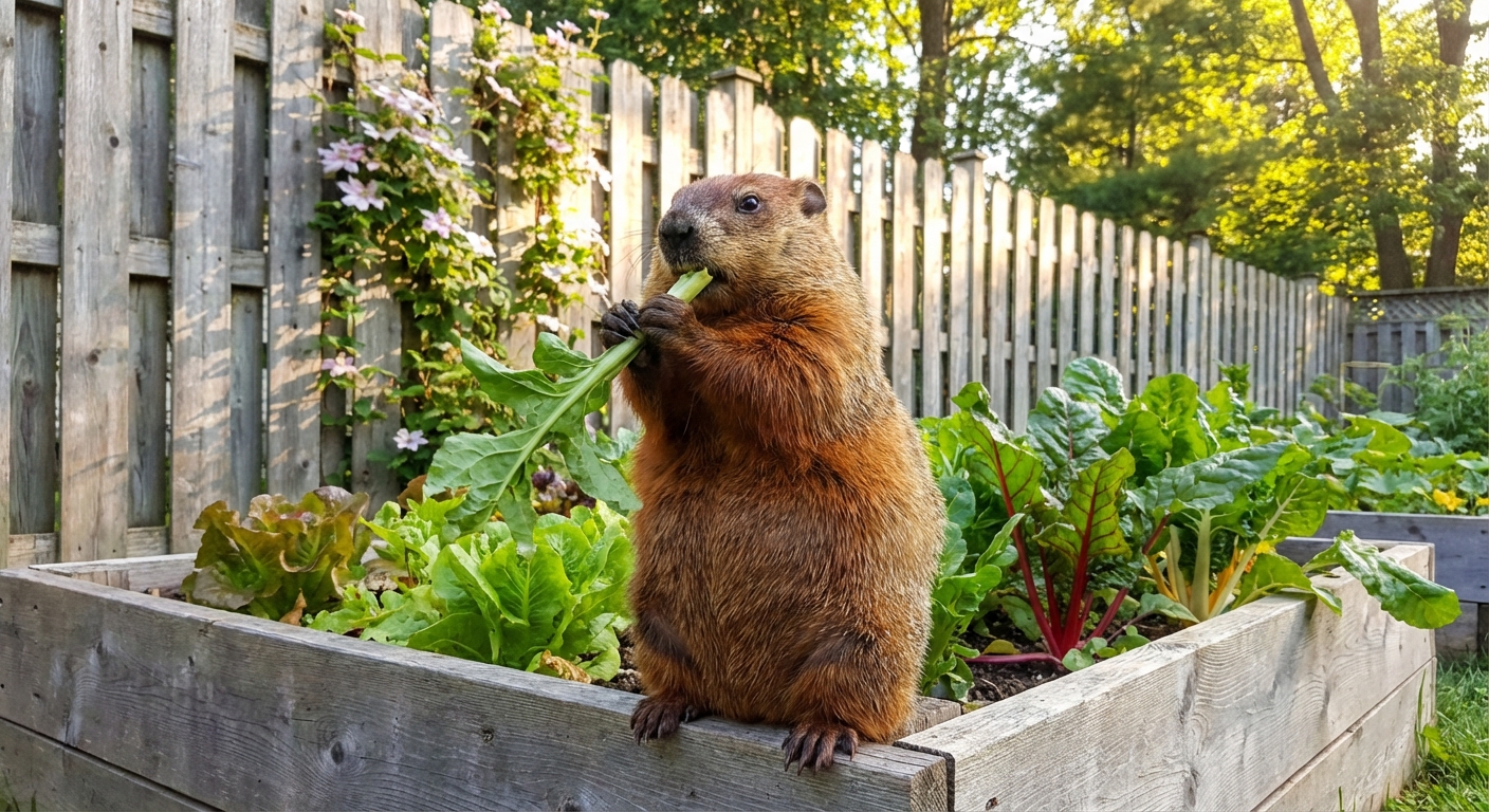 Featured image for How to Get Rid of Groundhogs in Your Garden Naturally