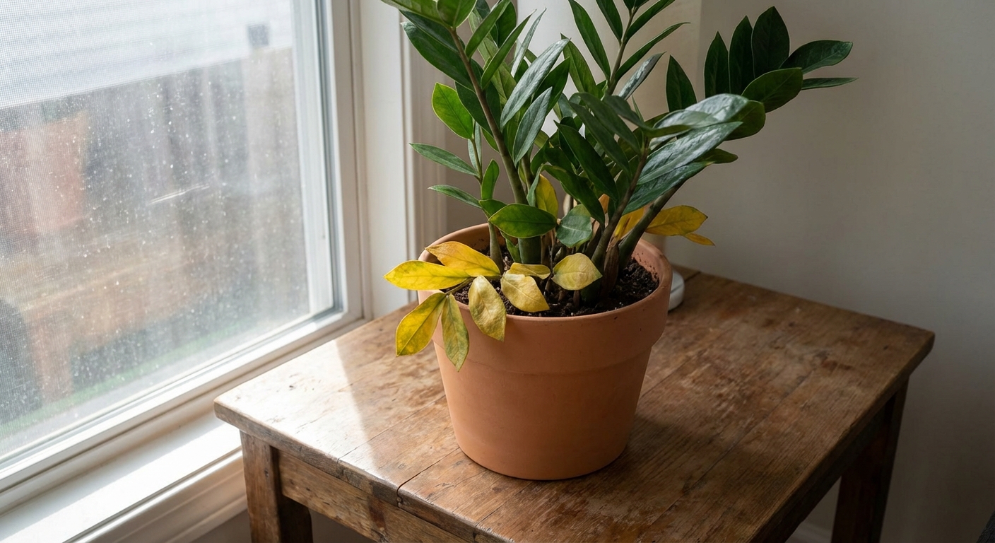 Featured image for Why Is My ZZ Plant Turning Yellow?