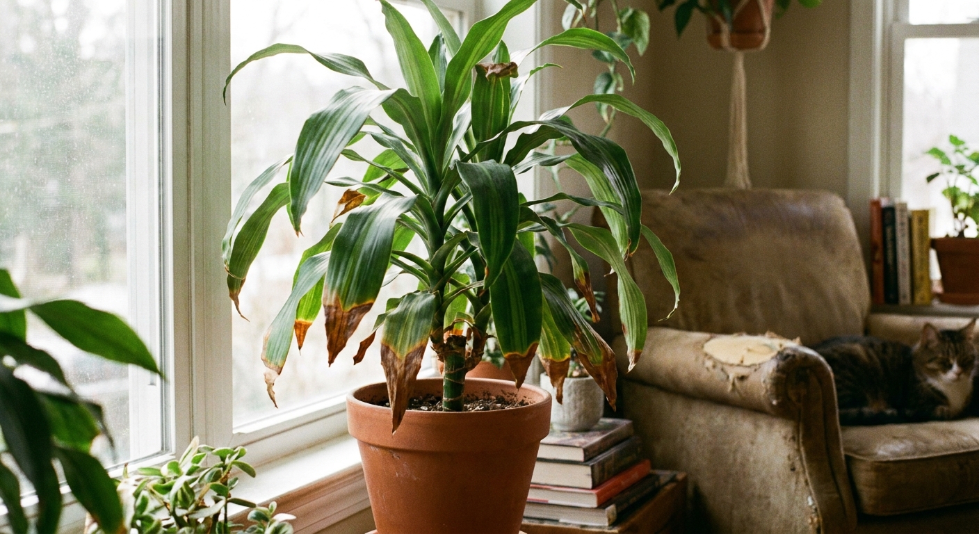 Featured image for Dracaena Brown Leaf Tips