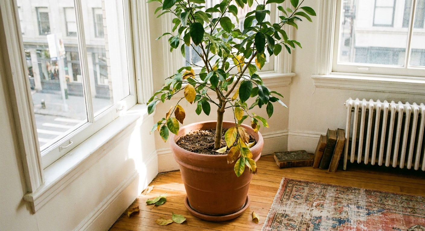 Featured image for Indoor Lemon Tree Yellow Leaves: Causes and Fixes