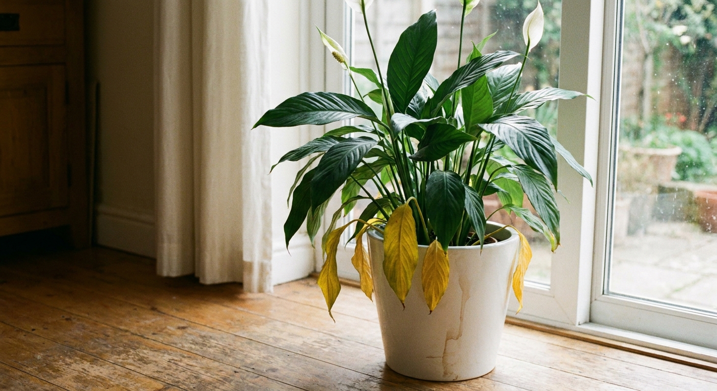 Featured image for Peace Lily Leaves Turning Yellow