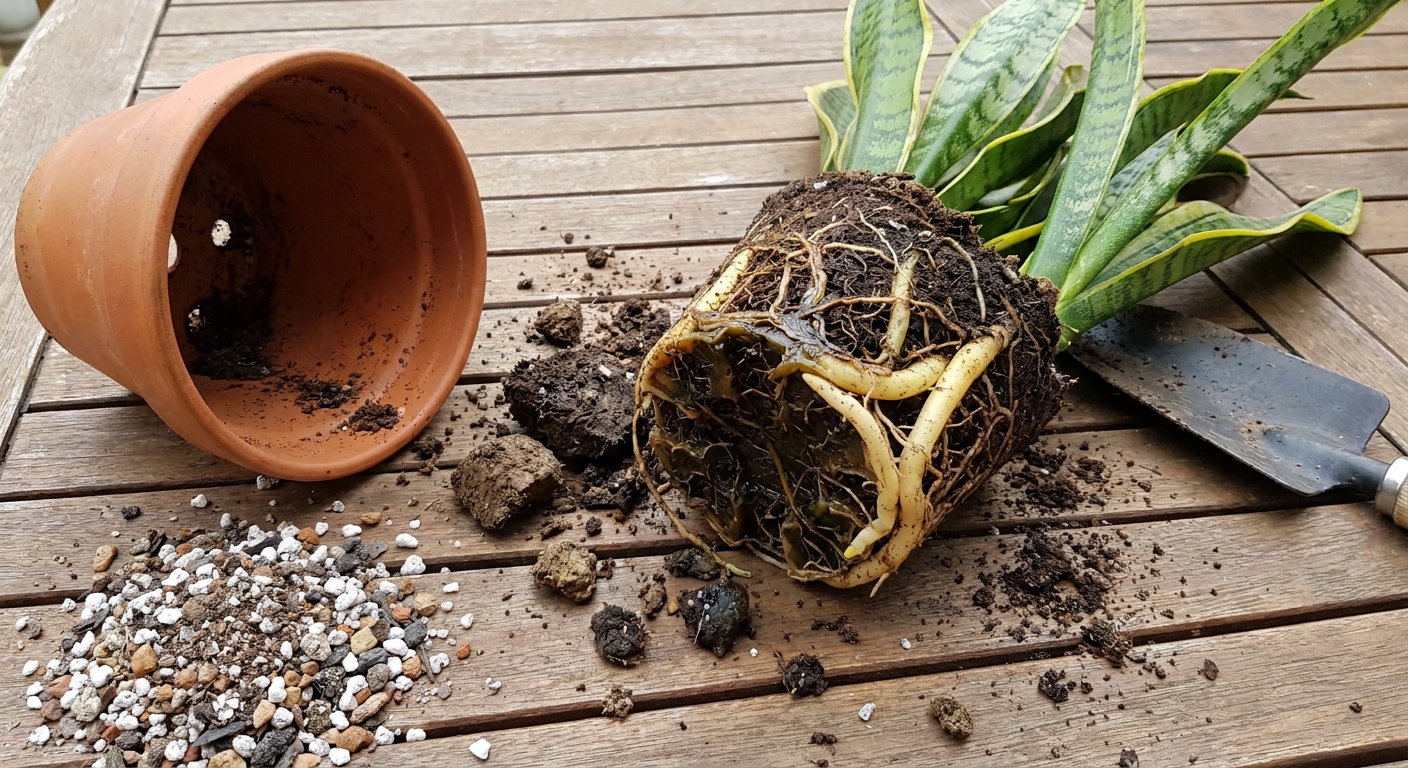Featured image for Snake Plant Root Rot: Signs, Cleanup, and Repotting