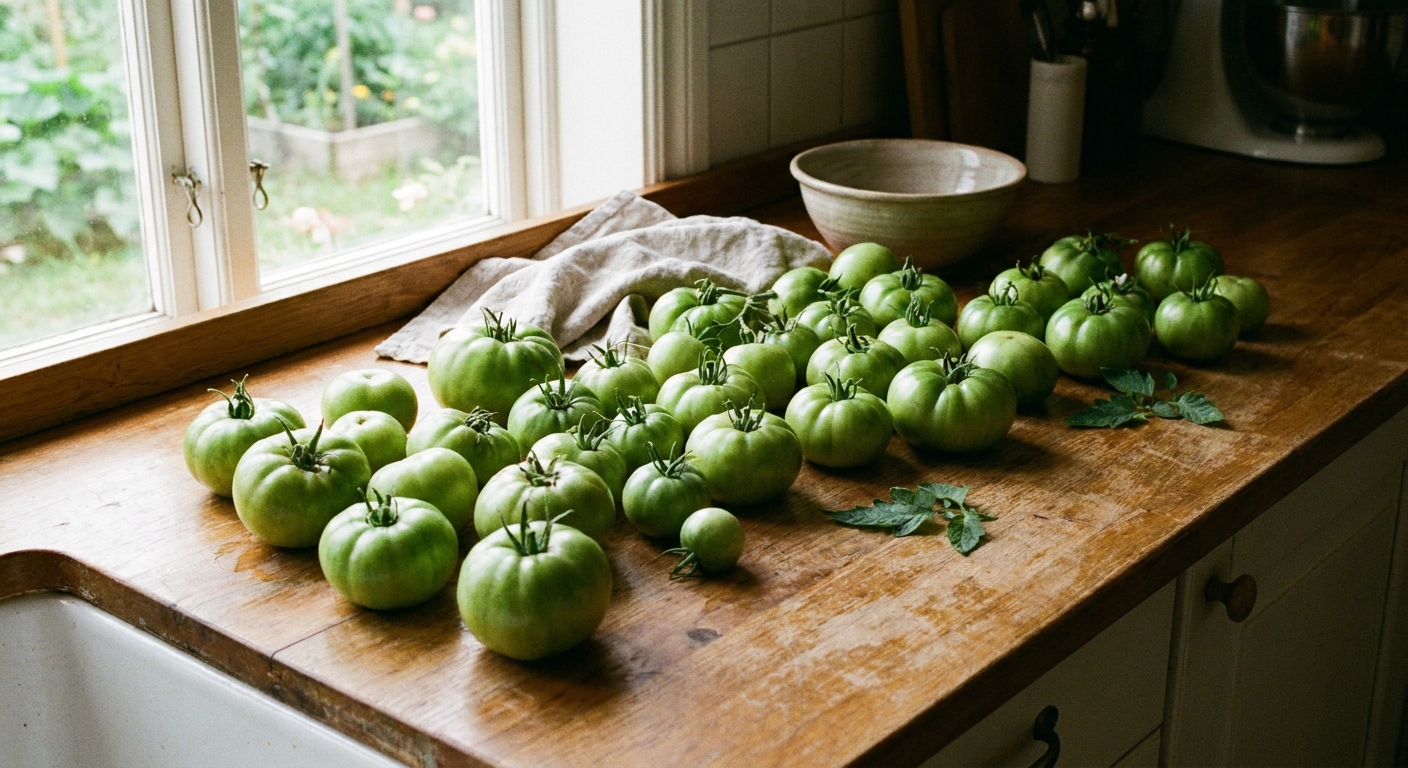 Featured image for How to Ripen Green Tomatoes Indoors