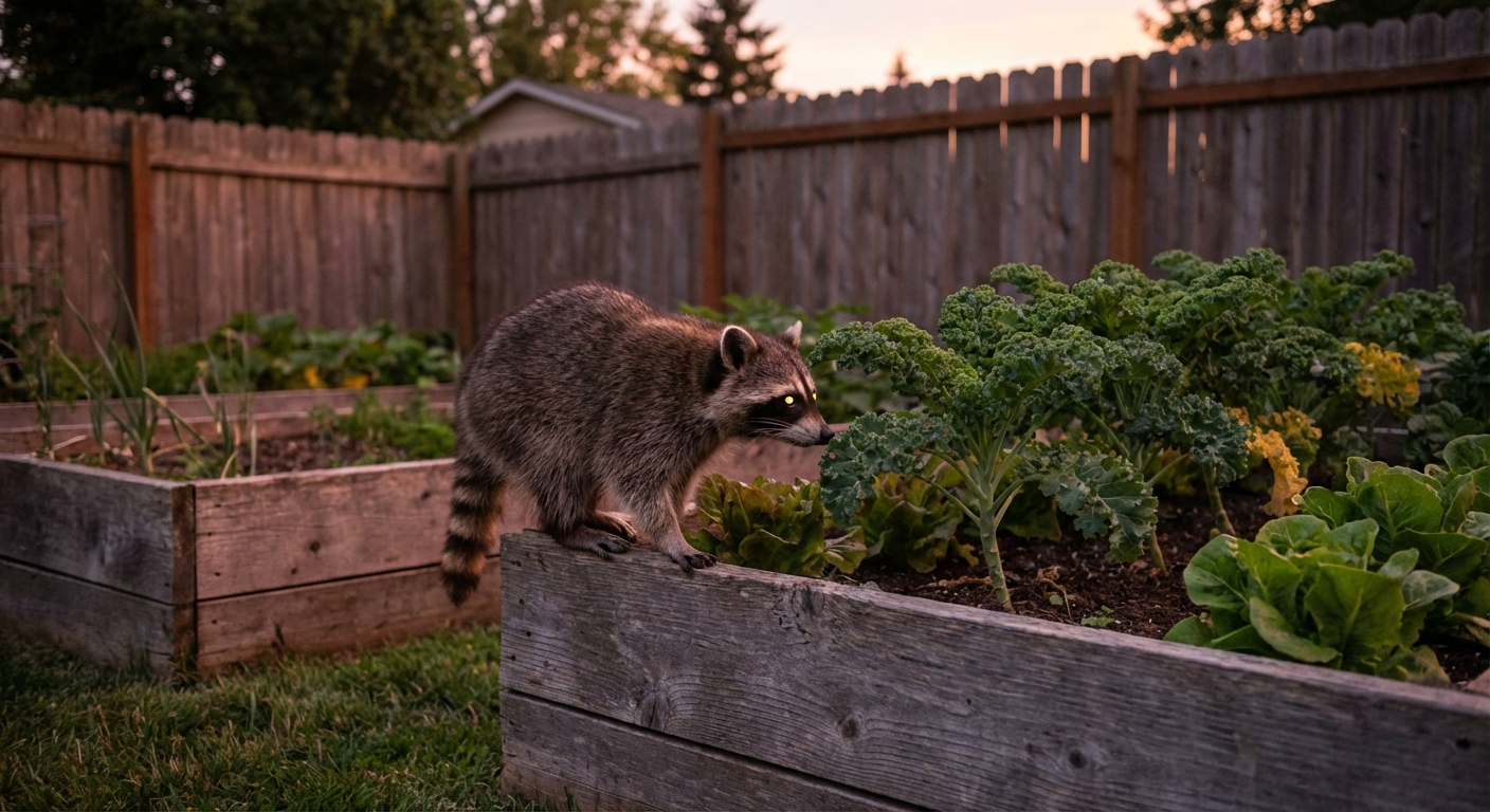 Featured image for How to Get Rid of Raccoons in Your Garden Naturally