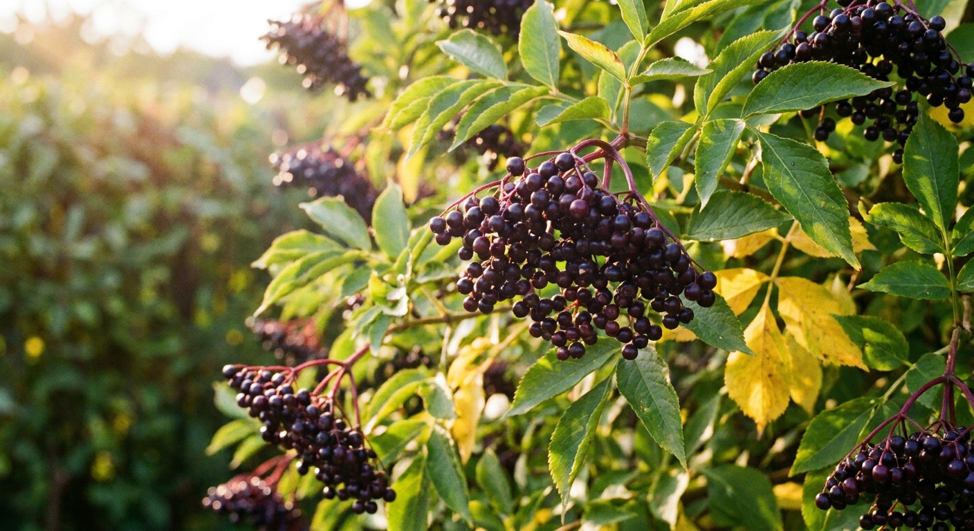 Featured image for Elderberry Care and Harvest